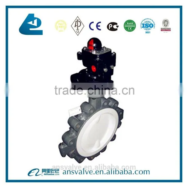 PTFE Lined Lug Butterfly Valve photo-4
