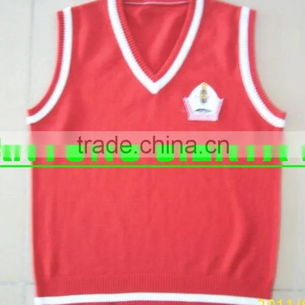 Vest School Uniform Sweater With Logo