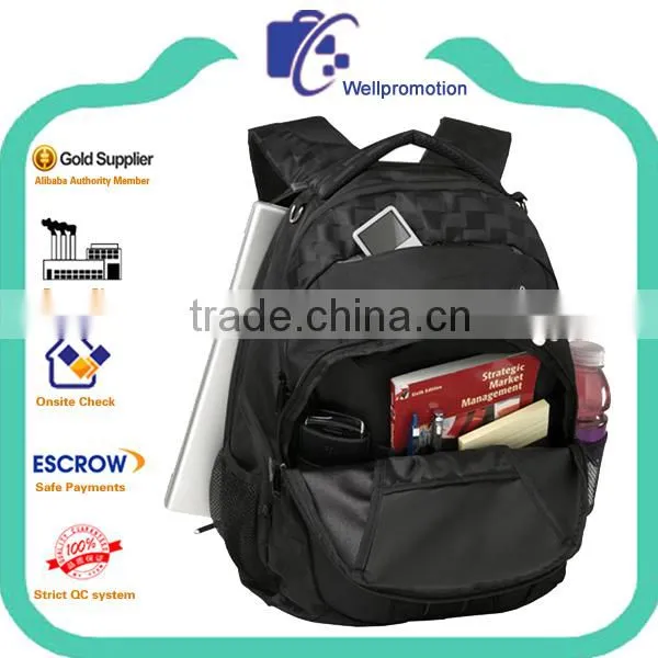 Custom Black Laptop Bag Waterproof Backpack Laptop Bags photo-2