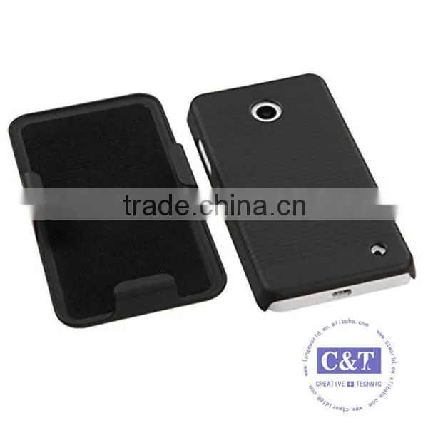 C&T Hybrid Belt Clip Holster Kickstand Hard Back Case Cover for Nokia Asha 210 photo-3