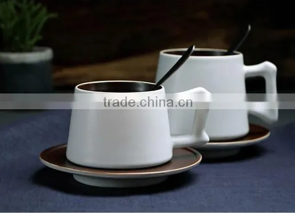 Light Green Coffee Mug With Coaster photo-3