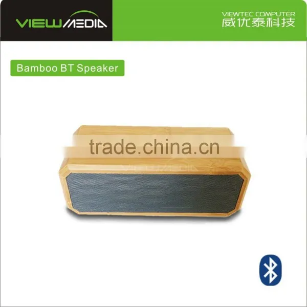 Bamboo BT CSR 4.0 Small Portable 3d Dsp Bluetooth Speaker Wood 2016 photo-4