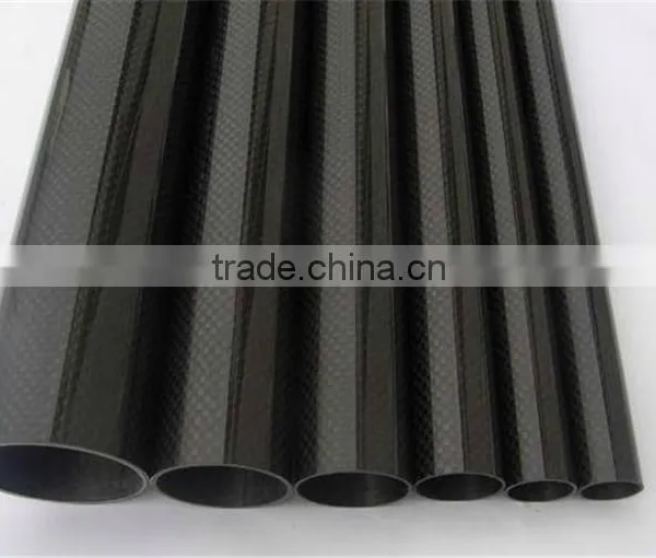 3k Plain/twill Weave Glassy /matte Finish China Carbon Fiber Tubes 50mm 100mm 500mm 1000mm photo-3
