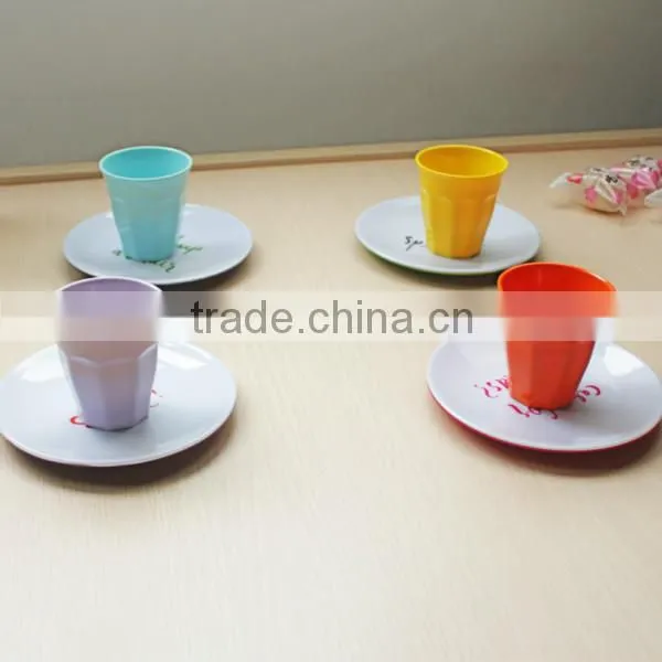 Factory Direct Manufacturer Plastic Tea Cup and Saucer for Sale photo-2