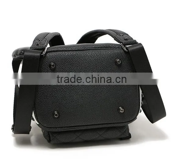 Fashion pu Backpack Handmake Panda Design Day Backpack Bag for Young photo-5