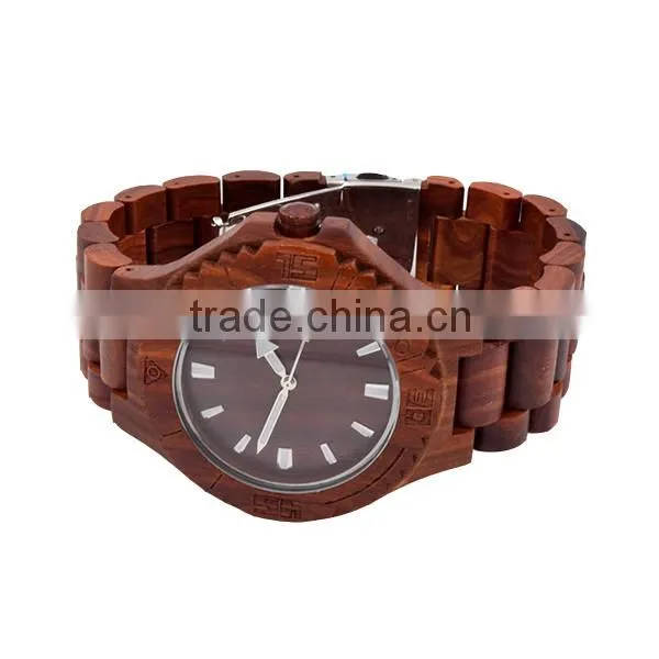 2016 Japan Movement Quartz Paorosa Wooden Day Date Dial Wrist Watch Trade Assurance photo-4