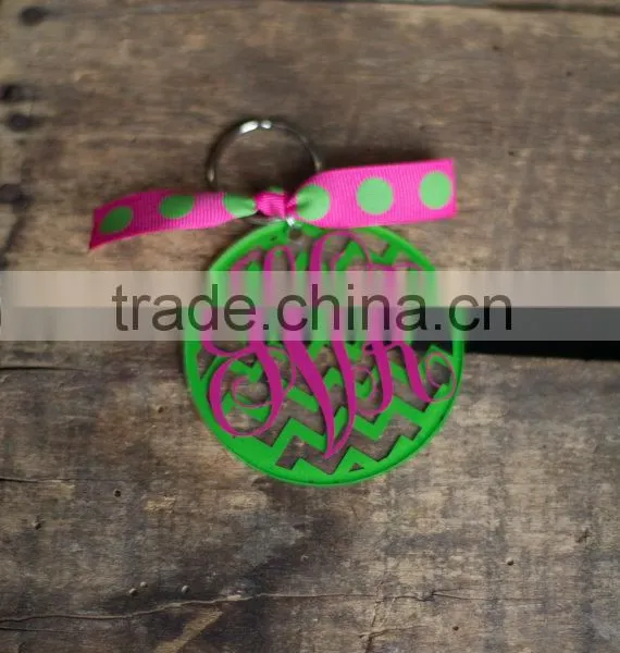 Wholesale Blank Clear Plastic Owl Laser Cut Acrylic Key Chain photo-2