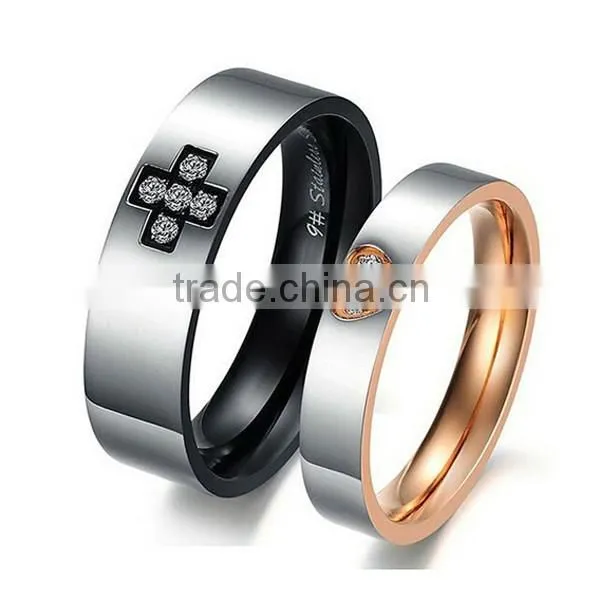 SRR0021 New Products My Heart Will Go On Wedding Couple Ring