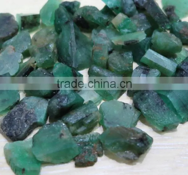 Natural Emerald Gemstone Rough 10-15mm Brazil Green Good Quality photo-3