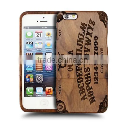 Animel Sex Girl Mobile Phone Case,Wooden Cell Phone Case With Walnut Wood Color photo-6