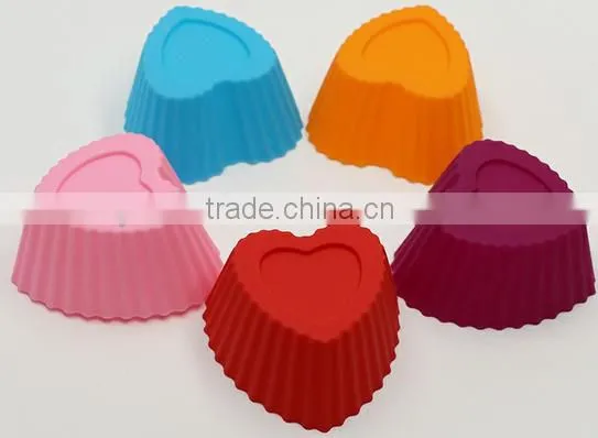 New Products 2016 Silicone Human Heart Cake Mold photo-3