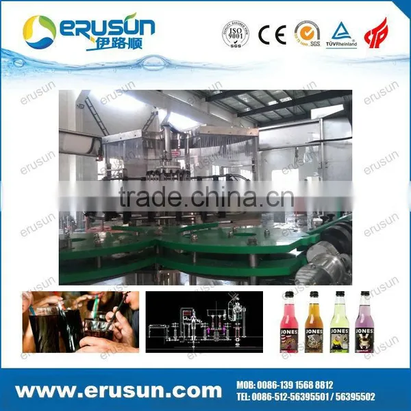 Fully Auto Glass Bottle 3 in 1 Juice Hot Filling Machine photo-2