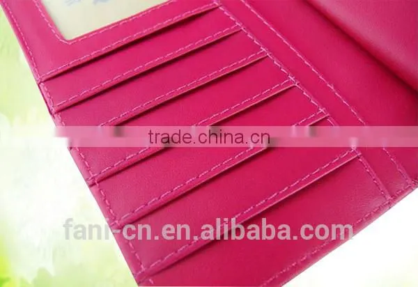 2015 New Arrival PU Wallet With Card Holder and Magnet Design for Young Girls photo-4