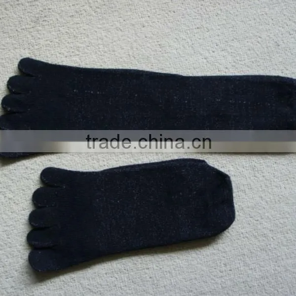 Silver fiber diabetic toe socks
