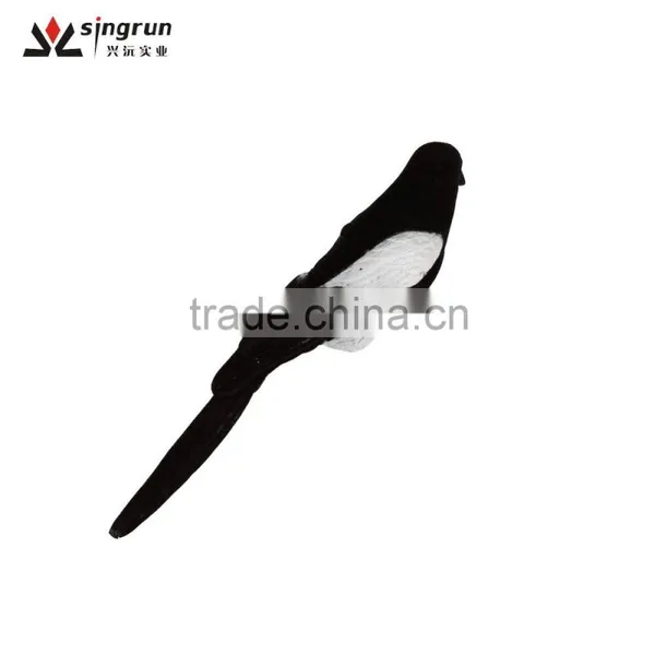 Wholesale Flocked Full Body Plastic Magpie Hunting Decoys/Bait for Hunt