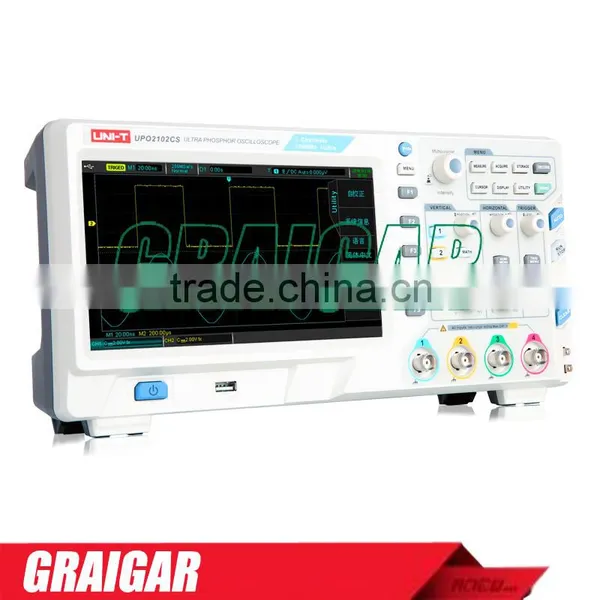 Uni-t UPO2102CS Ultra Phosphor Oscilloscopes Digital Storge Oscilloscope 2 Channels 100MHz Bandwidth 1Gs/s Sample Rate photo-2