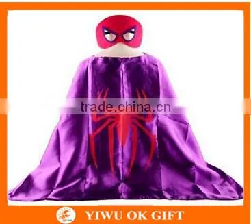 Hot Sale Halloween Kids Super Hero Capes Blue Color Superhero Cap With Masks photo-6