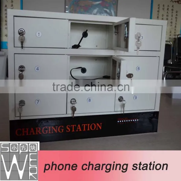 9 Compartment Steel Locker Self Charging dc to ac Inverter photo-6