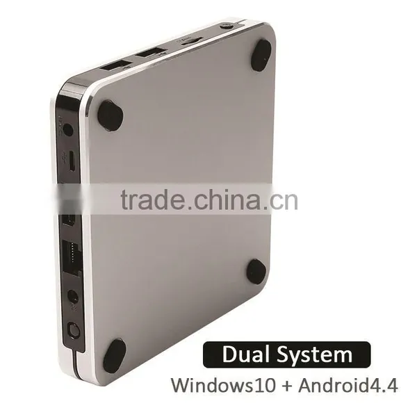 Windows 8.1 Android 4.4 Dual OS 32G Large Flash Memory Metal Mini Computer photo-3