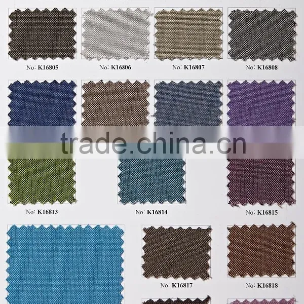 Fabric Polyester Plain Woven Upholstered Fabric photo-2