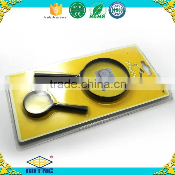 Competitive Price 5X Colorful Plastic Magnifying Glass,Pocket Magnifier for Kids photo-4