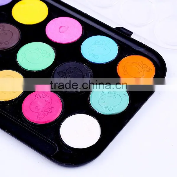 Baroque 21 Color Watercolor Paint Set With Small Size Water Brush, 21 Paint Cakes in A Plastic Plate photo-5