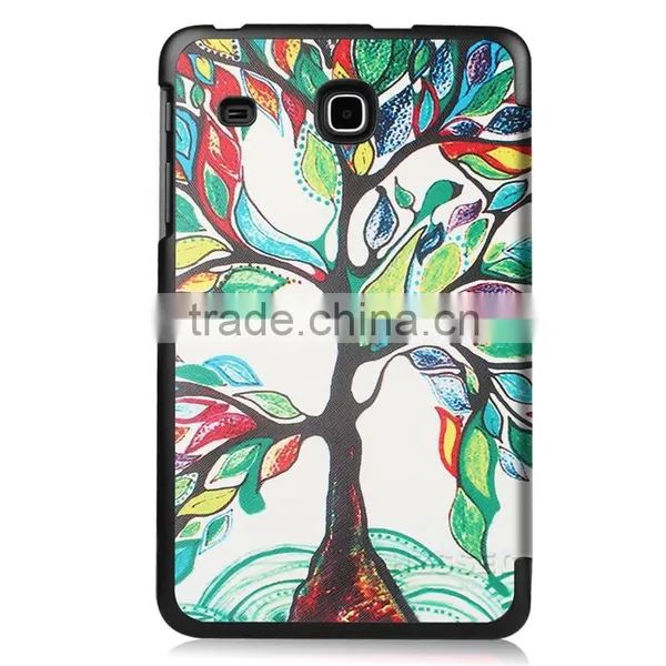 Protective Colorful pu Leather Case Printing Life Tree Pattren Case 8 Inch Tablet Case for Samsung Tab E8.0 photo-3