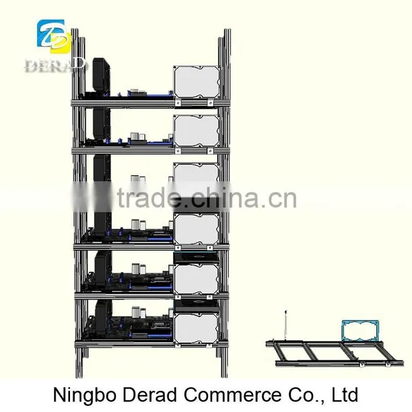 Custom Vertical ATX Aluminum Computer Studio Server Rack photo-3