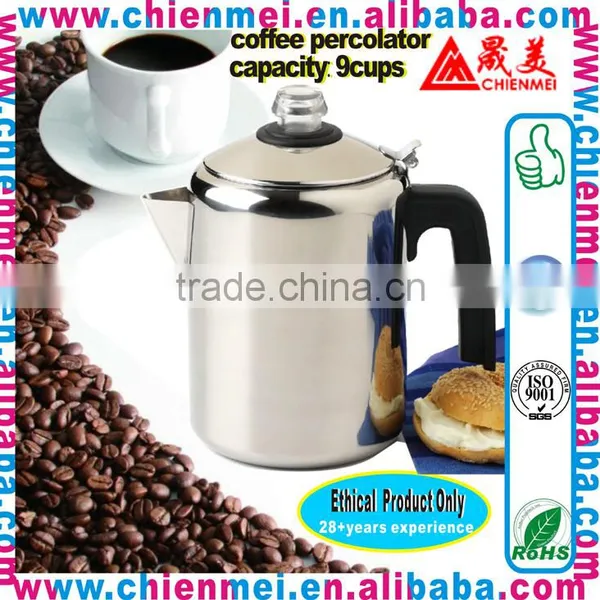 Coffee & Tea Sets,coffee Percolator and Metal,stainless Steel Material Coffee Percolator photo-2