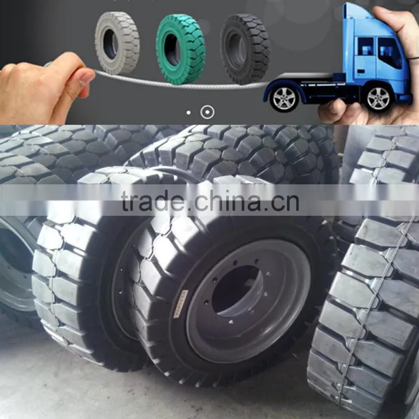 Hytger Forklift Truck Attachment Solid Forklift Tire