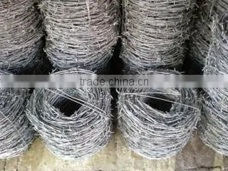 Hot Dipped Galvanized Barbed Wire Price per Roll Barbed Wire Fence Design photo-6
