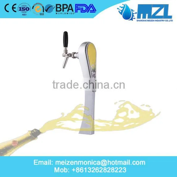 China Manufacturer Unique Style Polished Brass Beer Tower Dispenser for Hotel photo-2