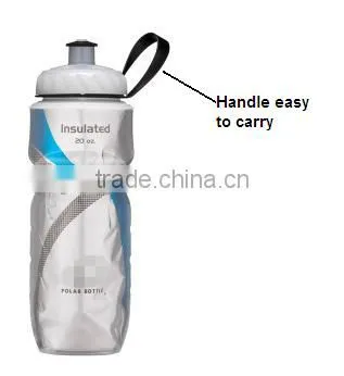 Insulated Water Bottle (650ml 22 Oz) - 100% BPA-Free Water Bottle photo-2