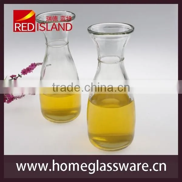 1 Liter Glass Carafe Juice Water & Wine Container for Home or Restaurant photo-2