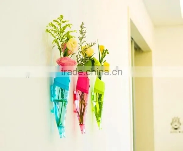 Hanging Removable Fished Shaped Plastic Vase photo-2