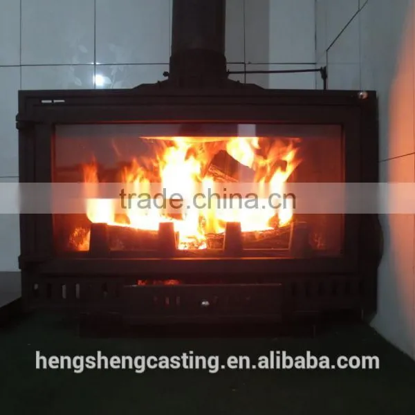 Hengsheng 20KW Outdoor Cast Iron Wood Burning Stove for Sale photo-3