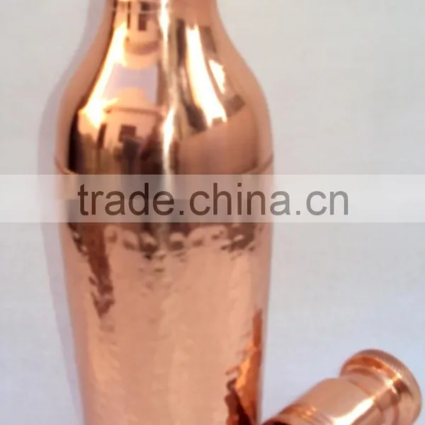 BPA FREE 100% COPPER CHAMPAGNE BOTTLE photo-4