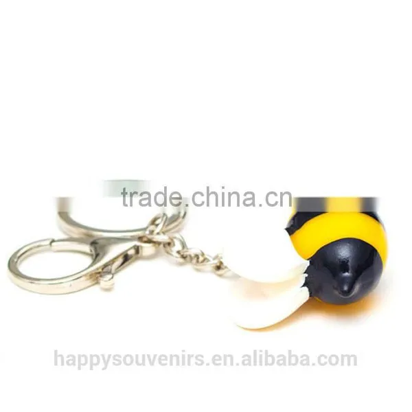 Custom Bee Cartoon Key Chain Holder/keyholder photo-3