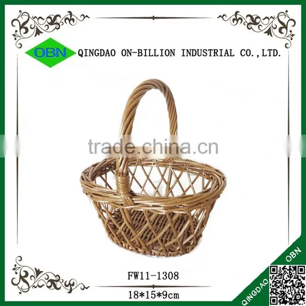 Hand Knitting Wicker Gift Basket Miniature Wicker Baskets photo-2