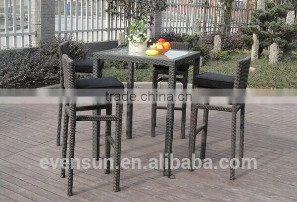 Club Pub Furniture Aluminium Rattan Bar Stool, Bar Stool Chair, Bar Stool High Chair photo-5