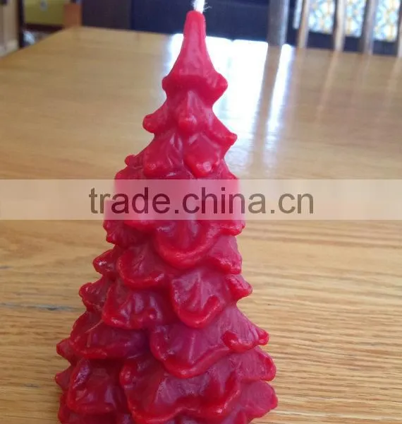 Christmas Tree Candles 100% Beeswax photo-5
