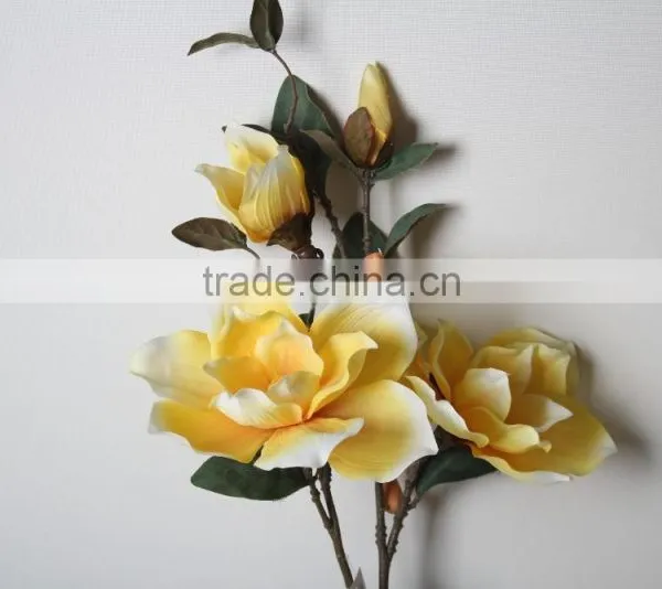Elegant Decorative Artificial Magnolia Flower for Wholesale Direct Selling photo-4