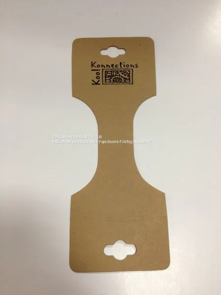 Kraft Paper Fold Exquisite Card Jewelry