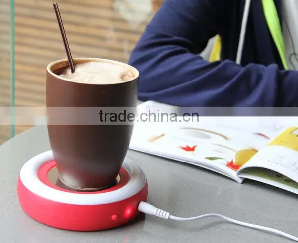 Rainbow USB Powered Cup Warmer Cup Heater Pad Coffee Tea Mug Warmer Heater photo-2