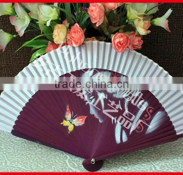 Beautiful Bamboo Printting Hand Fan photo-4