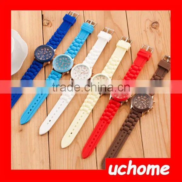 UCHOME Silicone Strap Womens Geneva Watches photo-4