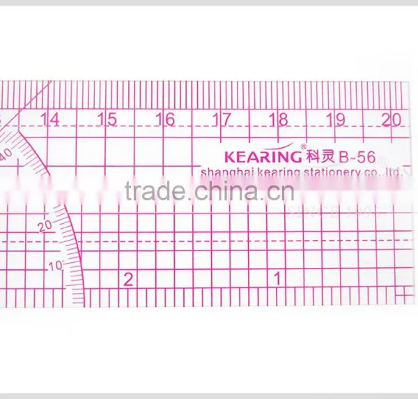 Factory Wholesale High Quality Sandwich Line Printing 1.2mm Thick 20cm&8" Clothes Making Garment Ruler #B-56 photo-3