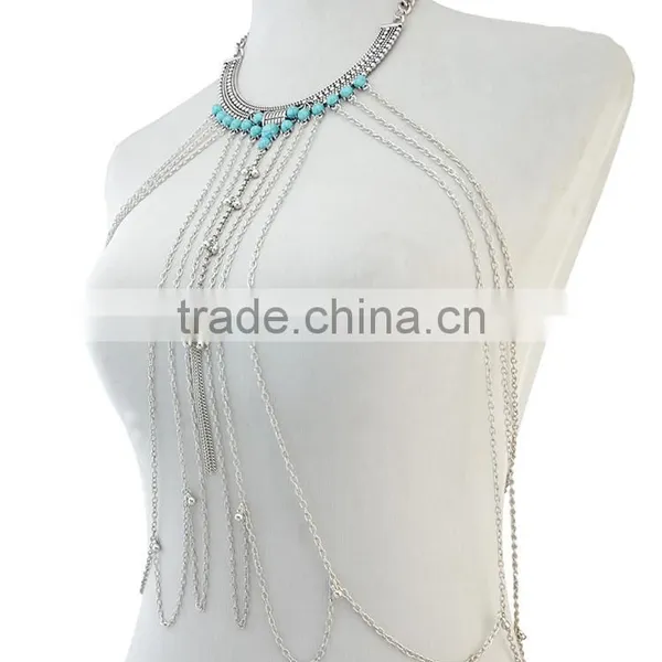 2016 Hot Sale New Alloy Long Chain Body Jewelry for Women Accessories photo-5