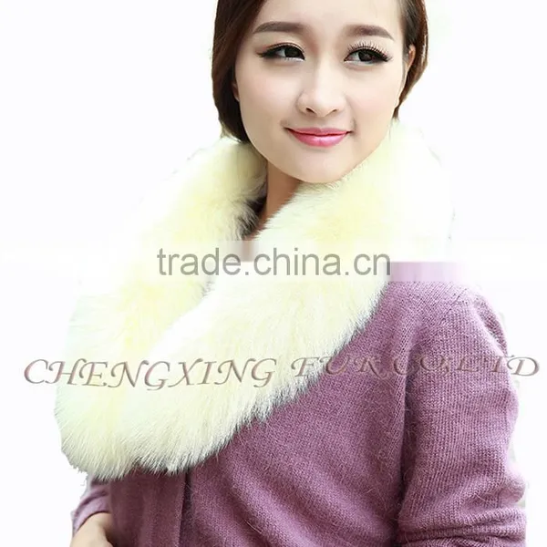 Collar-F11A Women Detachable Collar For Coat Real Fox Fur Collar photo-3