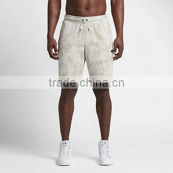 MGOO Custom Mens Elastic Waist Sports Pants Sublimation Printing Dri Fit Shorts Wholesale photo-2